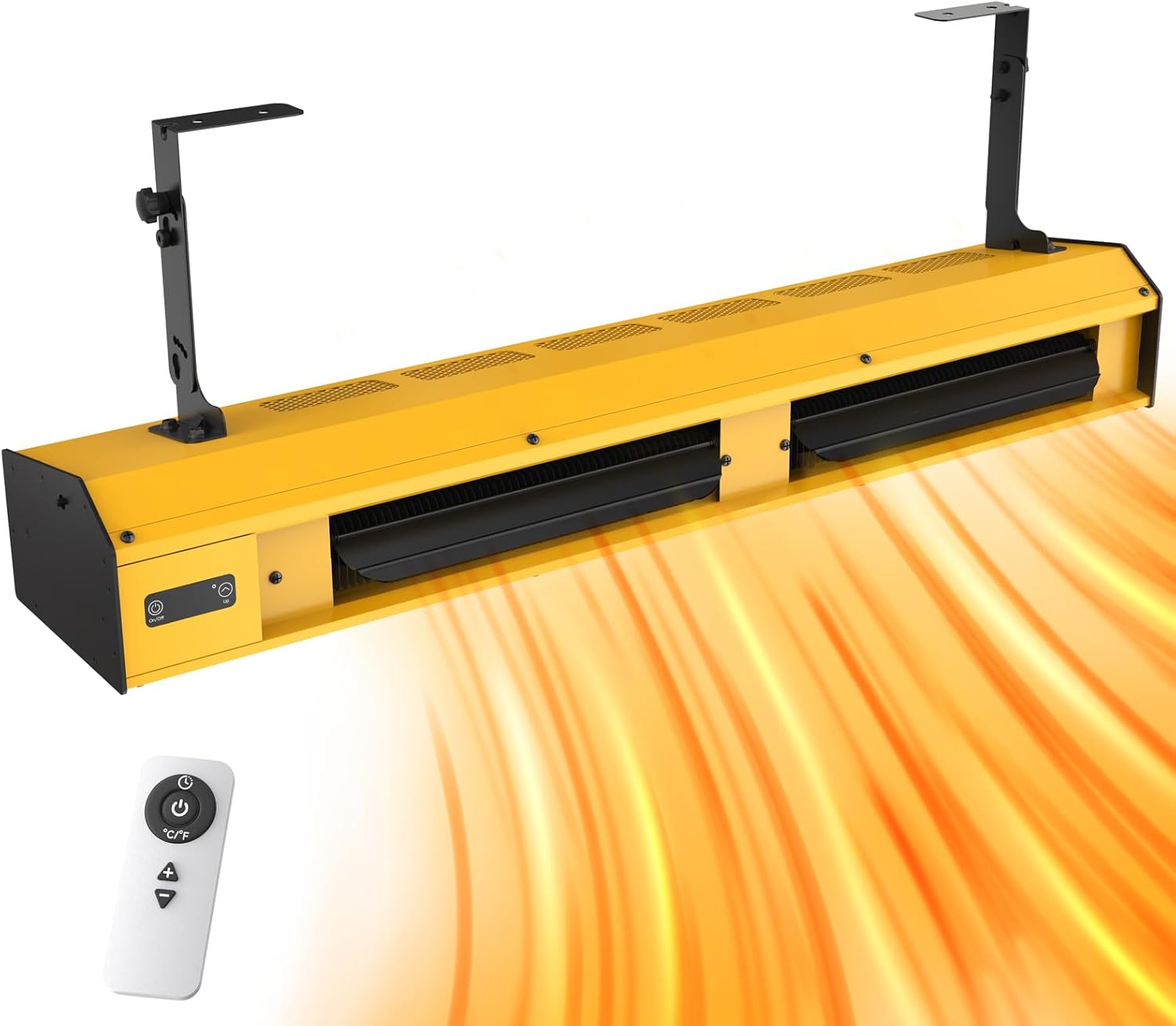 Omberr Electric Garage Heater, 7000W Graphene Heating for Indoor Use, 240V, Efficiency Heating, 9-Hour Timer, Overheat Protect, Remote Control,